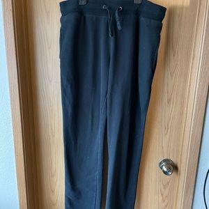 Good Fellow & Company Black Open Leg Sweatpants